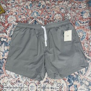 Cadets Men’s Le Club Shorts in Gray SZ L NWT